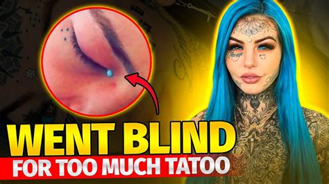 amber luke blind|I went blind for weeks after tattooing eyeballs